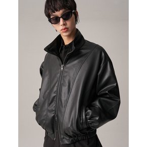 Fake Sheepskin Jacket BLACK