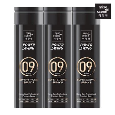 미쟝센 파워스윙 슈퍼스트롱 스프레이9_200ml*3입