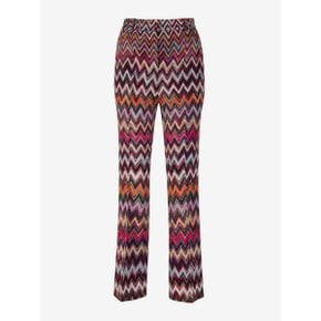 Womens Pants DS23WI1CZIG ZAG LAME MULTICOLOR RASCHEL One Color