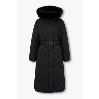 GCUT 폭스 퍼 후드 다이아 퀼팅 롱 다운 자켓 7255417115199