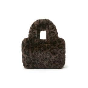 LEOPARD FUR TOTE BAG AR7ABA03