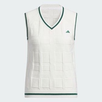 아디다스골프 2024 S/S Women Golf 우먼스 고투 스웨터 베스트 IP8664 (화이트그린)