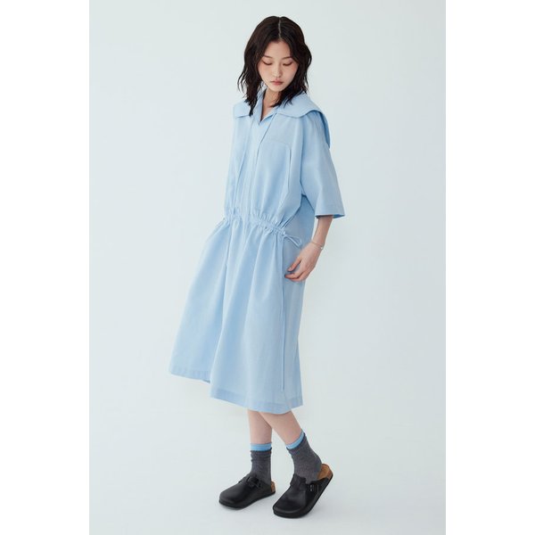 변형카라 가슴포켓 원피스 9105241140053