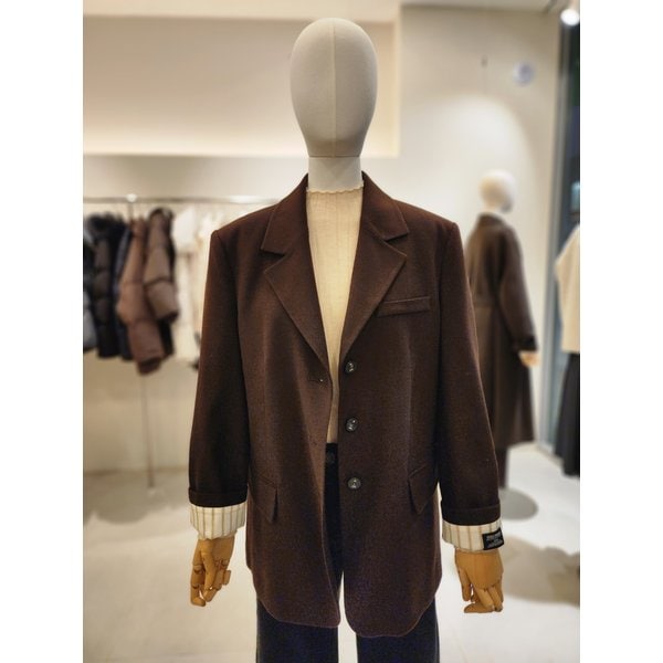 [여주점] [JJ 지고트] 여성 울 블렌드 쓰리버튼 싱글 재킷 GRAA0JKR11