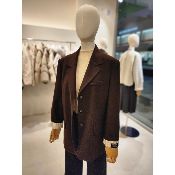 [여주점] [JJ 지고트] 여성 울 블렌드 쓰리버튼 싱글 재킷 GRAA0JKR11