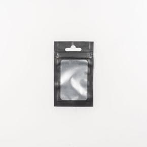 컬러 포장용 반투명 미니 지퍼백 블랙 6x10cm (S41306701)