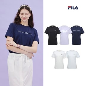 FILA SUMMER 패밀리 에센셜 반팔티셔츠 여성 5종