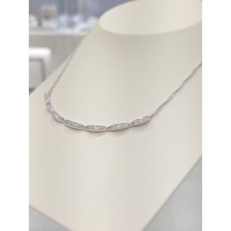 골든듀 [파주점] 타임리스로망스2 다이아몬드 목걸이 WG 18K 211500257