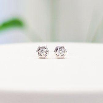 골든듀 [부산점] 에스뜨왈 화이트골드 귀걸이 211700332