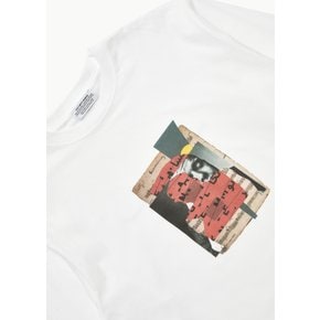 포엣 밋 덥와이즈 24SS KILLIMAN JAH LOW COLLAGE L/S T-SHIRT IN WHITE