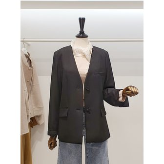 ZOOC [파주점] 쥬크 주크 브이넥 카라리스 싱글 자켓 V261MSF911