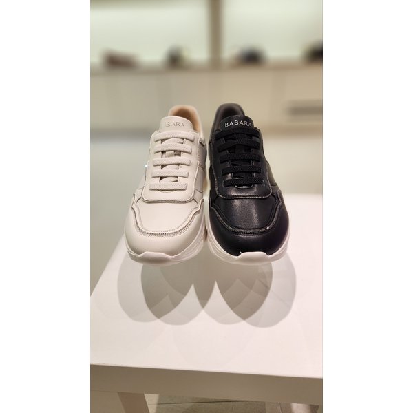 [여주점] 바바라 6cm 데일리 큐빅 스니커즈 2컬러 AAJ174