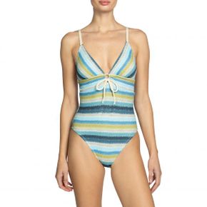 4565724 Robin Piccone Lyra Keyhole One-Piece Swimsuit