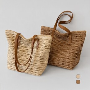 내추럴 라탄 숄더 빅백 NKA62 BS 11_P432229850