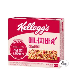 켈로그 레드베리 에너지바 K  100g   4개