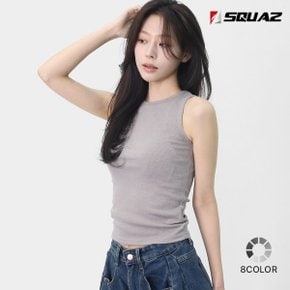 여자 슬림핏 골지 스판 나시 이너 SMA010