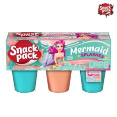 Snack Pack 인어공주 스페셜 푸딩 6개입