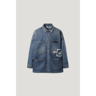 IRO [파주점] 이로맨 블루 빅 포켓 DENIM 자켓 IRJCS23702BUX