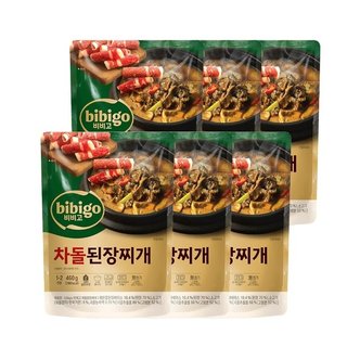 CJ제일제당 비비고 차돌된장찌개 460g x6개