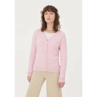 이스퀘어 4559003 GOBI Cashmere V AUSSCHNITT MIT KNOPFEN - Cardigan light pink