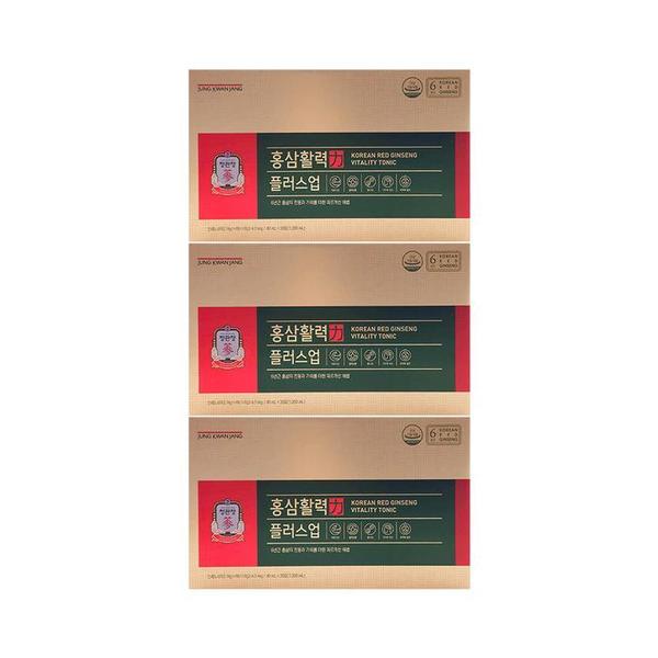 정관장 홍삼활력 플러스업 40ml x 30포 x 3박스 (S45982184)
