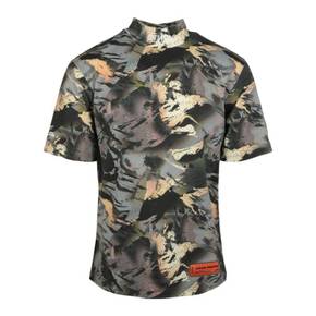 4692029 Heron Preston CTNMB Camouflage Mock-Neck T-Shirt