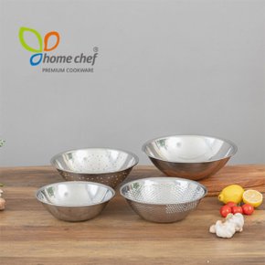 [homechef] 홈셰프 국산 스텐레스 믹싱볼4종세트 (28+22+쌀24+야채26)