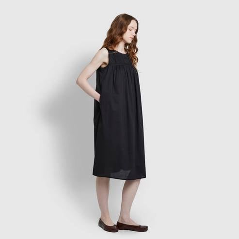 JAJU 25 S/S   여 아일렛 민소매 파자마 원피스  J205203019