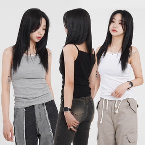 여성 레이스 이너 끈 나시 캐미솔 여름 브라탑 런닝_P400130782