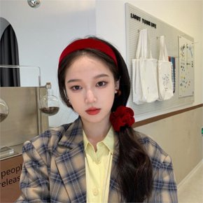 블러디 벨벳 머리띠   헤어슈슈 SET_P090785653
