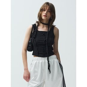 scarf sleeveless (black)