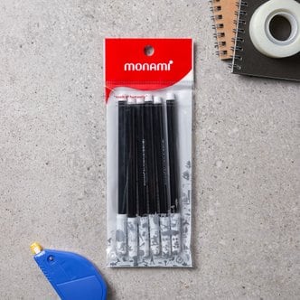 모나미 컴퓨터용 흑색 사인펜 0.7mm (6입)