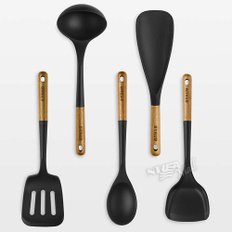 스타우즈 즈윌링 실리콘 조리도구 5종세트 STAUB 5 PIECE UTENSIL SET