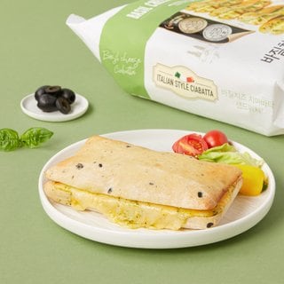 신세계푸드 바질치즈 치아바타 780g (4입)