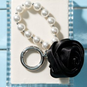 corsage pearl strap keyring