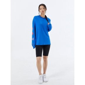 Print loose-fit long sleeve - Blue