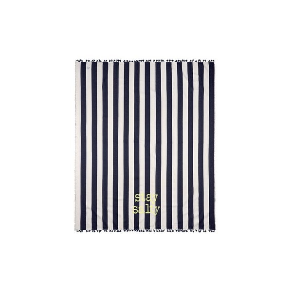솔티 스트라이프 비치 매트 (Navy)