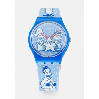 이스퀘어 4136507 Swatch THE SIMPSONS TIDINGS UNI - Watch blue