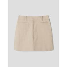 [정상가109,000원] Cotton Mini Skirt  Beige (WE3427T91A)