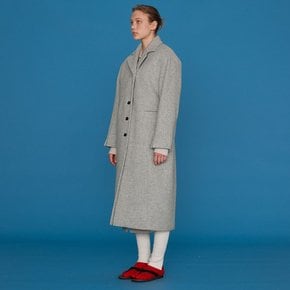 Erika 4-Button Long Coat_L/GREY