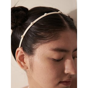 SS pearl Hairband[2color]