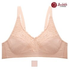 (비너스자스민) JBR1265 인견 레이스 노와이어 풀컵 브라 (연브라운/80A~95C)