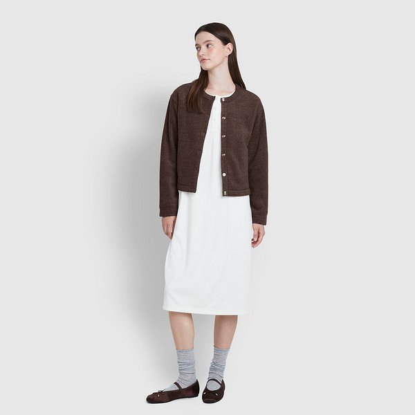 여 코지 플리스 라운지 가디건 J205401026071