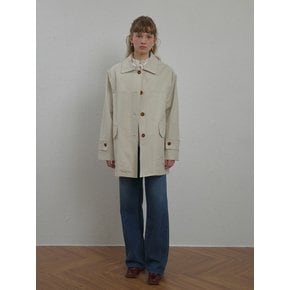 COTTON HALF COAT(BE)