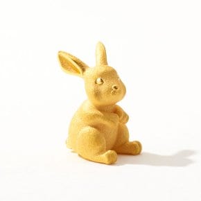 순금 토끼 기념품 볼륨 피규어 24K 3.75g 동물 디자인