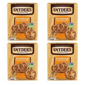 [해외직구]스나이더오브하노버 사워도우 하드 프레젤 382.7g 4팩 Snyders of Hanover Sourdough Hard Pretzels 13.5oz