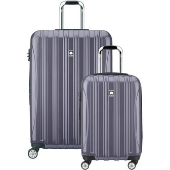  미국 델시 캐리어 Delsey Luggage Helium Aero Spinner Set 21/29 Titanium 1684695