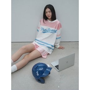 Sports Jersey Sweatshirt (PINK)