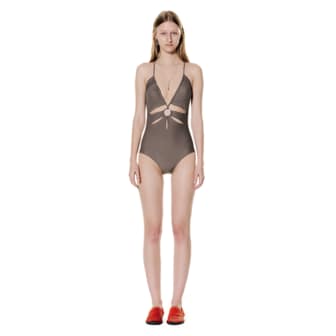 윤세 Shamrock Monokini (Brown)