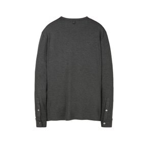[25SS] 챠콜 그레이《CuffTee》라운드 긴팔 티셔츠 ARTS5A101CG